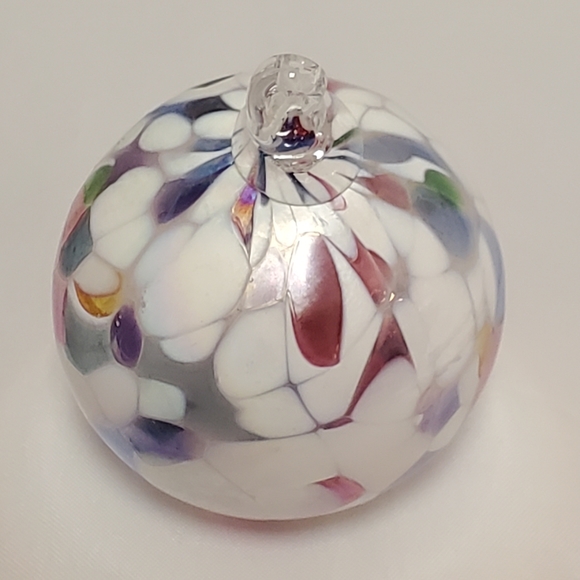 Handblown Glass Ball Tree Ornament - Picture 3 of 5